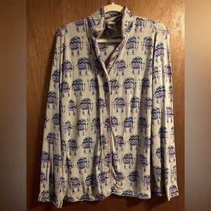 Elephant lover PJ top